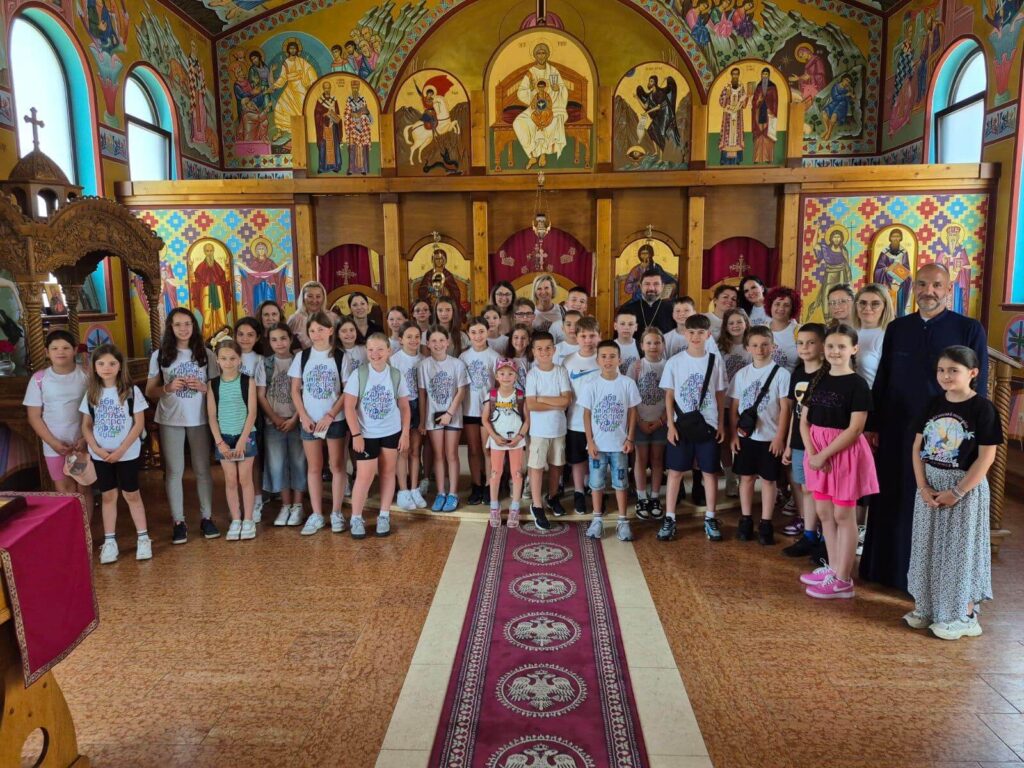 Посета ученика Просвјетине школе српског језика из Горње Аустрије (Енс и Штајер)